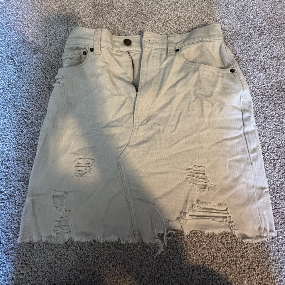 urban jean skirt